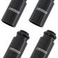Aeroflow AF64-2886 ID Injector Adapter Long Suit 14mm Fuel Rail Black 4Pk