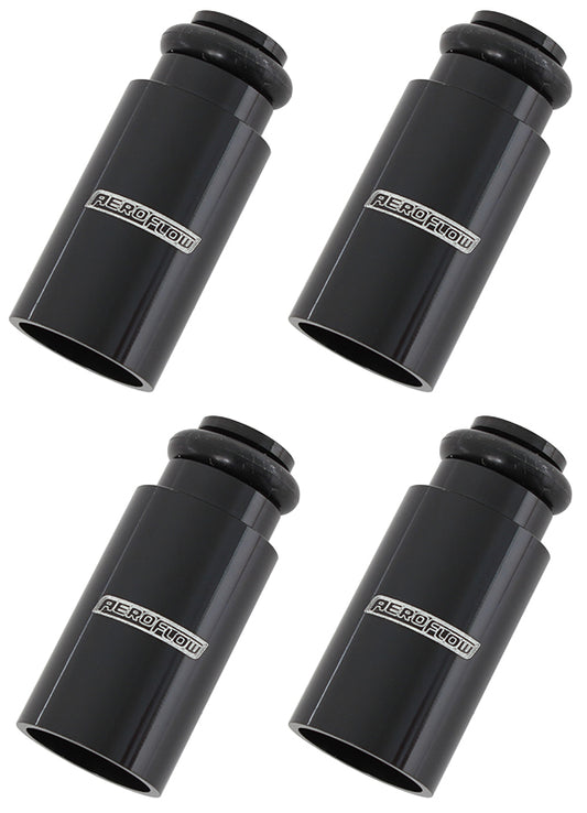 Aeroflow AF64-2886 ID Injector Adapter Long Suit 14mm Fuel Rail Black 4Pk