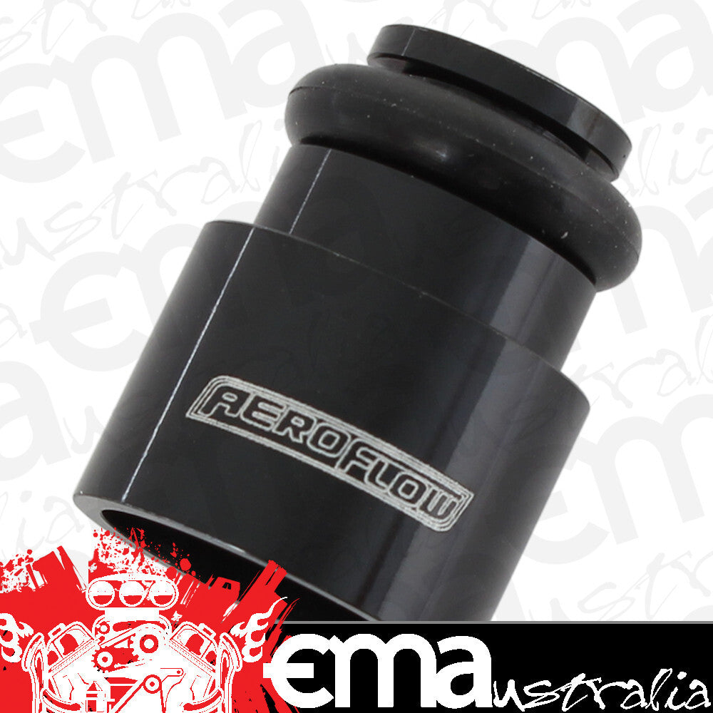 Aeroflow AF64-2887-1 ID Injector Adapter Short Suit 14mm Fuel Rail Black