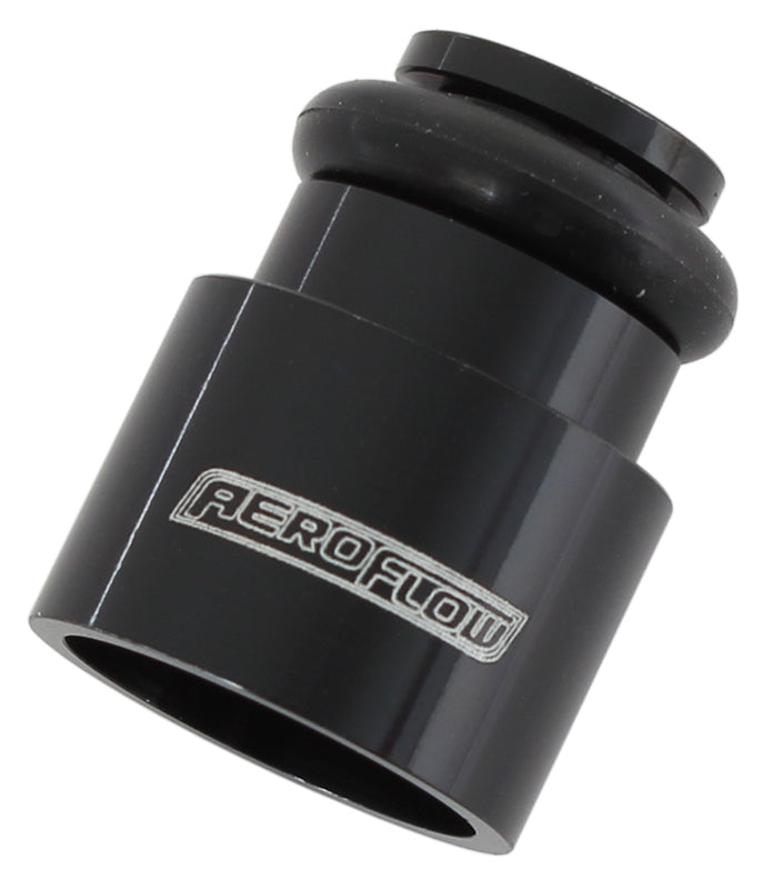 Aeroflow AF64-2887-1 ID Injector Adapter Short Suit 14mm Fuel Rail Black