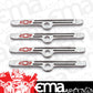 Proform PR141-903 Chrome Chev SB Valve Cover Hold Down Clamps Bowtie Emblem