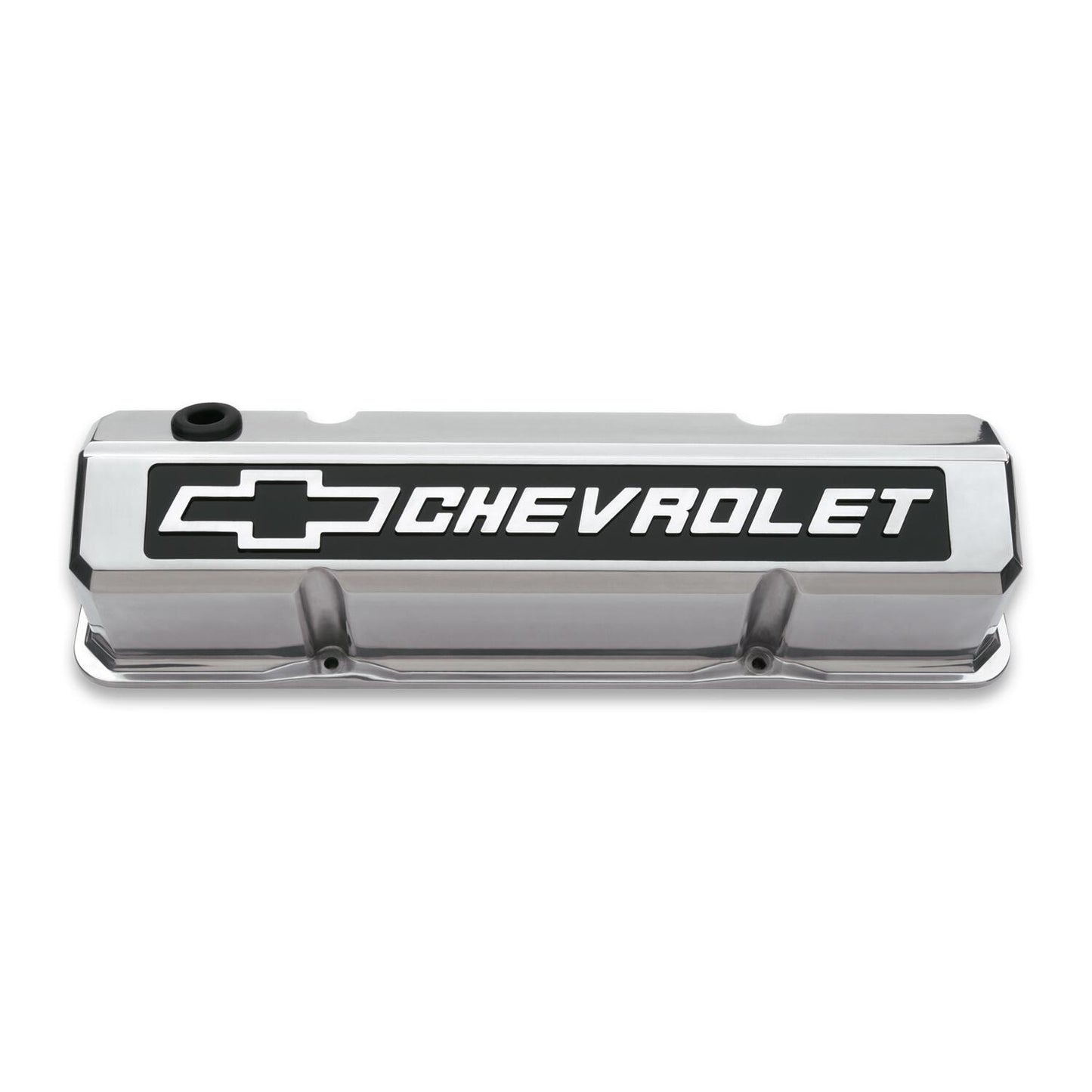 Proform PR141-920 Tall Alloy Valve Covers Polished w/ Logo suit Chev SB V8