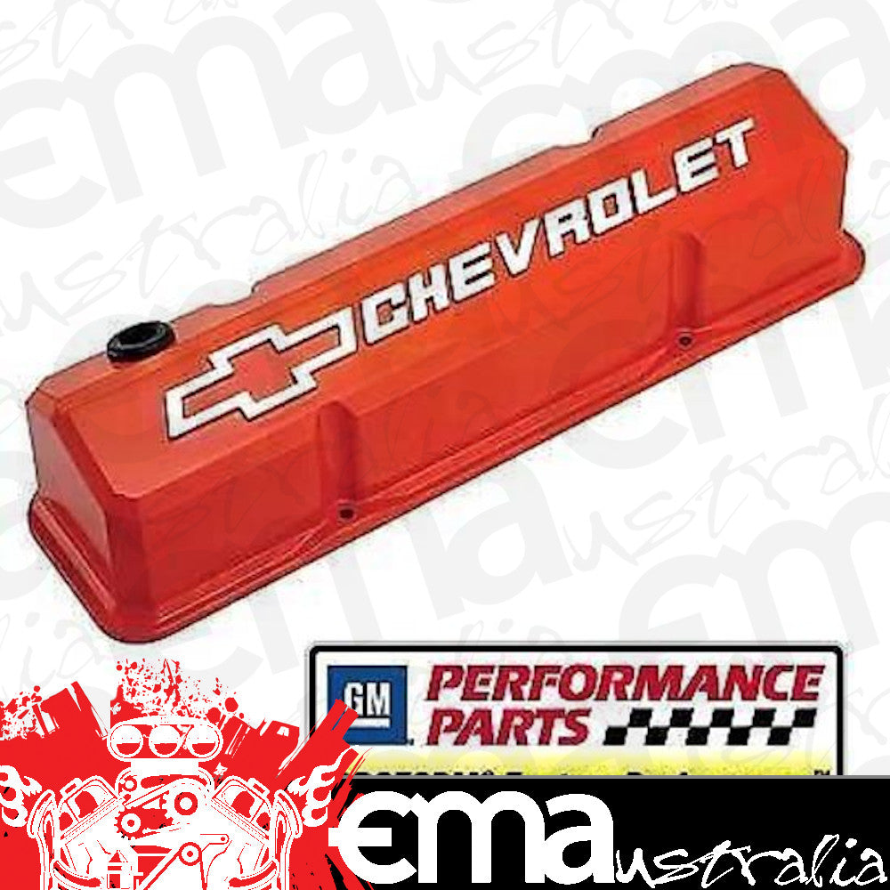 Proform PR141-924 Chev SB Gen I 283-400 Tall Orange Alloy Rocker Covers