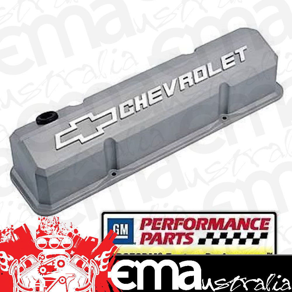 Proform PR141-925 Tall Alloy Valve Covers Natural Finish Chev Small Block Gen I Pr 141-925