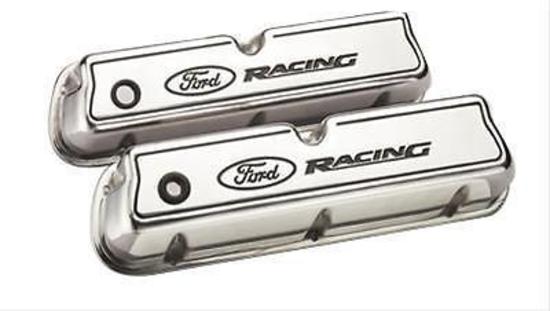 Proform PR302-001 Ford 289-351W Ford Racing Tall Polished Alloy Rocker Covers