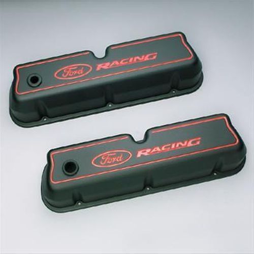 Proform PR302-003 Ford 289-351W Tall Alloy Ford Racing Valve Covers Black