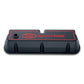 Proform PR302-031 Tall Alloy Valve Covers Black w/ Red Logo suit Ford 289-351W