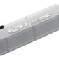 Proform PR302-142 Die-Cast Aluminium Slant Edge Valve Covers White suit SB Ford 289-351 Windsor w/ Raised Ford Racing Logo
