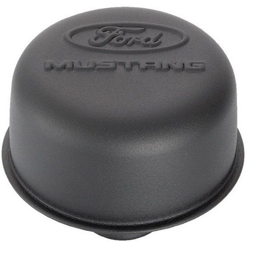 Proform PR302-221 Ford Racing Mastang Breather Cap Black Crinkle w/ Logo