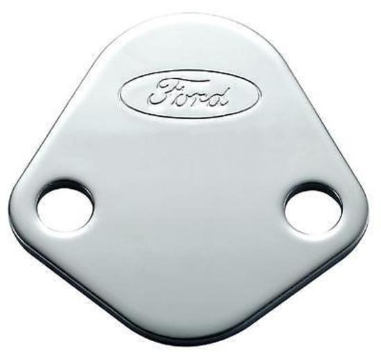 Proform PR302-290 Ford Fuel Pump Block Off Plate Ford Oval Stamp Logo