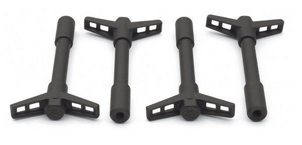 Proform PR302-326 Ford Racing Valve Cover Wing Nuts Black 1/4"-20 4 Pack