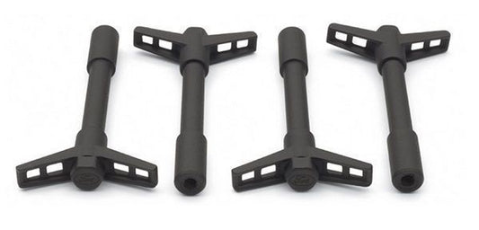 Proform PR302-326 Ford Racing Valve Cover Wing Nuts Black 1/4"-20 4 Pack