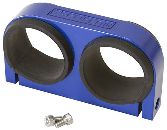 Aeroflow AF64-2902 Billet Fuel Pump Bracket Boschblue Dual suits Bosch / AF49