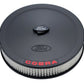 Proform PR302-372 Ford Cobra Air Cleaner Black w/ Red Emblem 13" x 2-5/8"