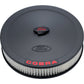 Proform PR302-372 Ford Cobra Air Cleaner Black w/ Red Emblem 13" x 2-5/8"