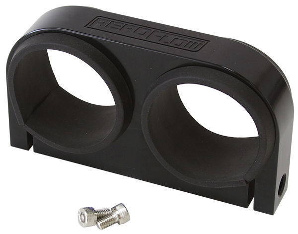 Aeroflow AF64-2902BLK Billet Fuel Pump Bracket Boschblack Dual suits Bosch / AF49