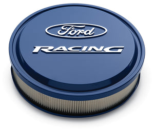 Proform PR302-381 Ford Racing Blue Slant Edge Air Cleaner Assembly 14" x 3" suit 5-1/8" Neck Carburettors
