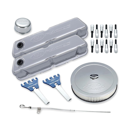 Proform PR302-515 Ford Racing Engine Dress Up Kit Chrome suit Ford 289-351W V8