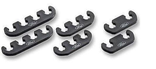 Proform PR302-641 Spark Plug Lead Separators Black Ford Logo 8-8.5mm W