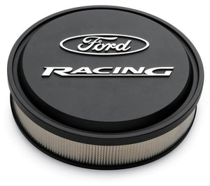Proform PR302-835 Slant Edge 14" x 3" Air Cleaner Black w/ Ford Racing Logo
