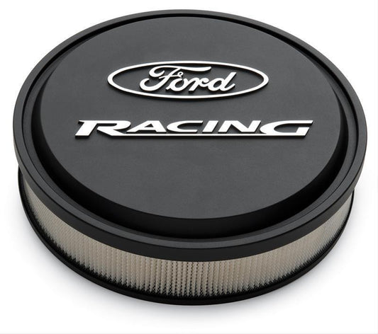 Proform PR302-835 Slant Edge 14" x 3" Air Cleaner Black w/ Ford Racing Logo