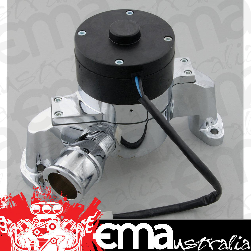 Proform PR66225CR 35GPM Electric Water Pump Chrome suit Chev SB V8