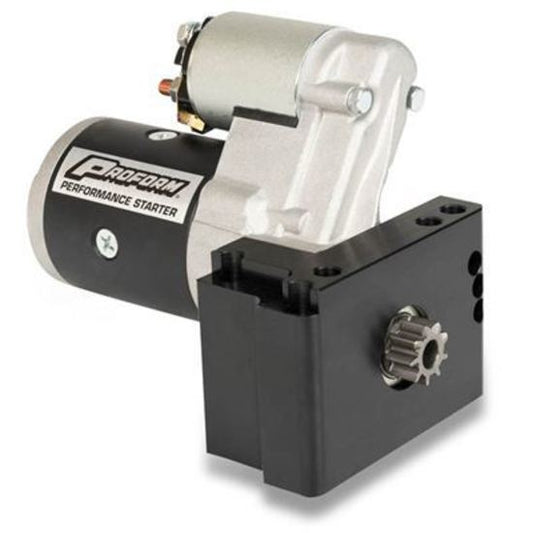 Proform PR66266 High-Torque Mini Starter; 1.4Kw; Fits Chev V8; Staggered Bolt Mounting Plate
