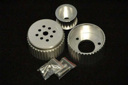 Chevrolet V8 Small & Big Block With Short Water Pump Gilmer Drive Kit Silver Chev W/Pump Aeroflow Performance Products AF64-3000