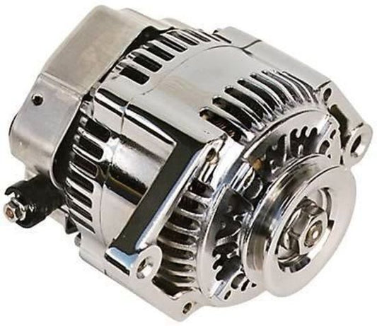 Proform Parts | PR66439 | Polished Alternator 100 Amp Internal Reg & Fan Gm 10Si Case
