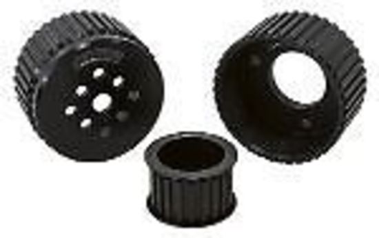 Aeroflow AF64-3000BLK Gilmer Drive Kit - Black Chev V8 with Short W/Pump