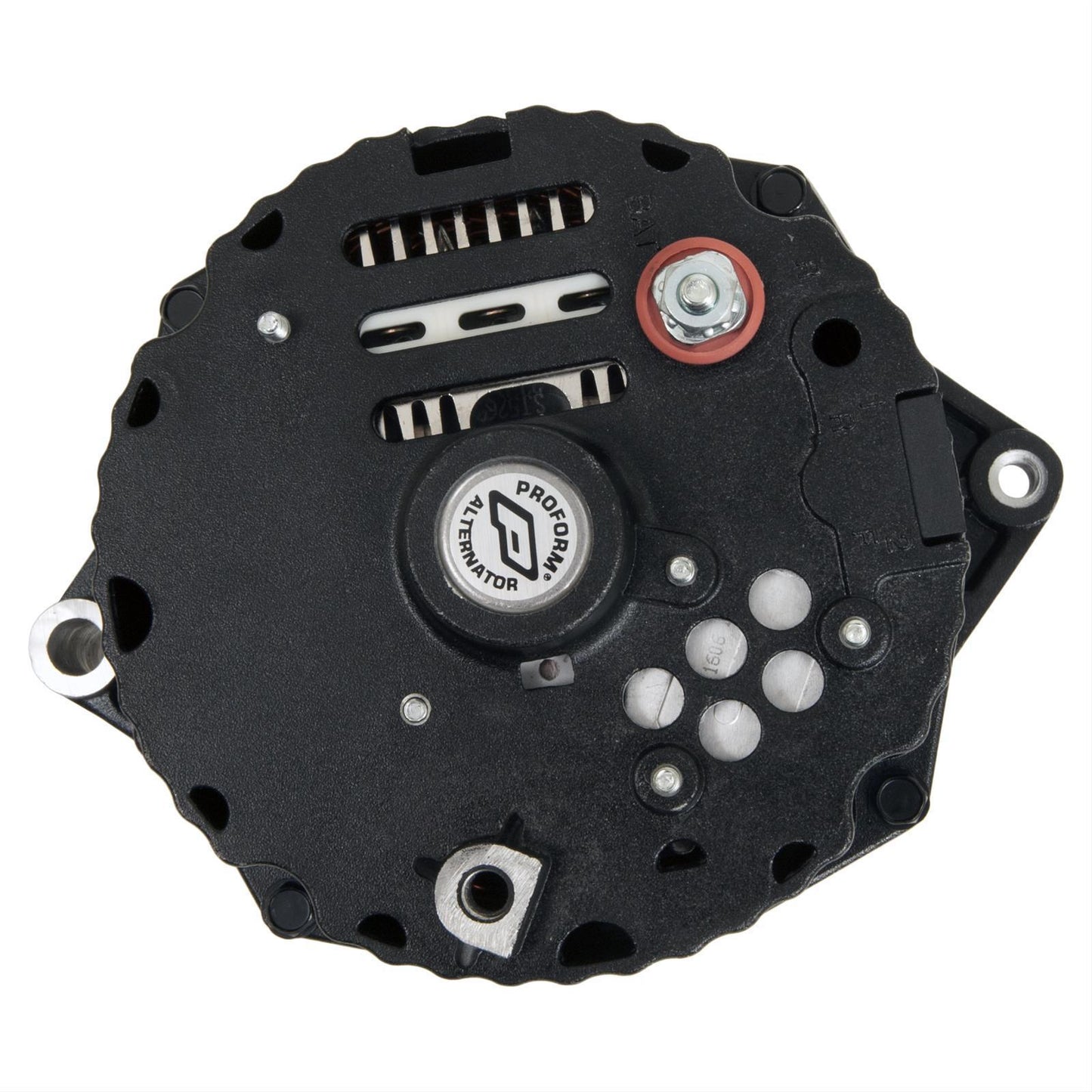Proform PR66448.1N 100Amp 1-Wire Alternator Black Crinkle suit Gm V-Belt Pulley