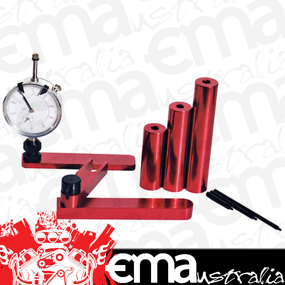 Proform PR66516 Pinion Setting Tool for Rear Ends Red Alloy w/ Carry Case