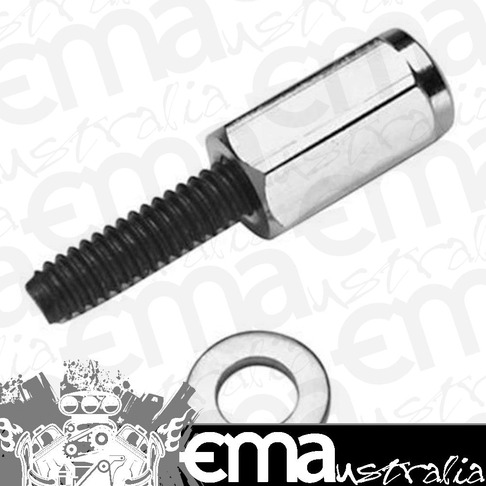 Proform PR66650 Valve Cover Hold Downs Aluminium Hex/Chrome Steel 1/4 In.-20 Stud Stainless Steel Washers
