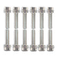 Proform PR66755 Self-Locking Wedge Header Bolts Hex Head Steel Nickel Plated 8mm x 1.25 Chev 5.7 6.0L LS1 LS6 Set Of 12
