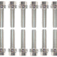 Proform PR66755 Self-Locking Wedge Header Bolts Hex Head Steel Nickel Plated 8mm x 1.25 Chev 5.7 6.0L LS1 LS6 Set Of 12