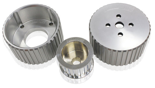 Holden V8 253-308 V8 GILMER KIT WITH POWER STEER PULLEY AF64-3003 +AF64-3010 Aeroflow Performance Products AF64-3003AF64-3010