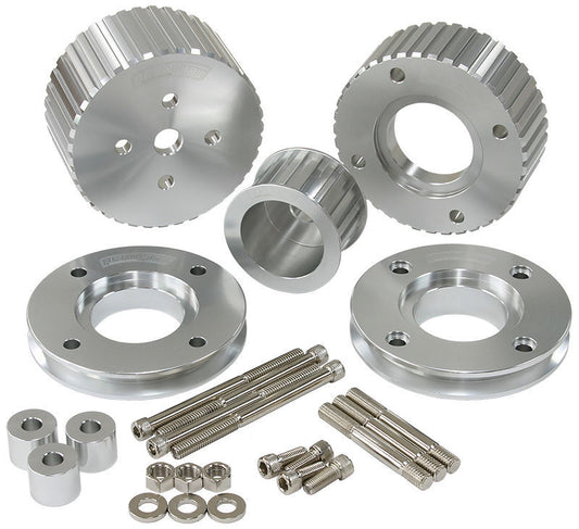 Aeroflow AF64-3006 Gilmer Drive Kit - Silver Holden 5.0L 304Ci V8 Vn-Vs