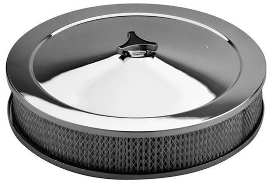 Proform PR66801 14 x 3" Deluxe Chrome Air Cleaner Recessed Base