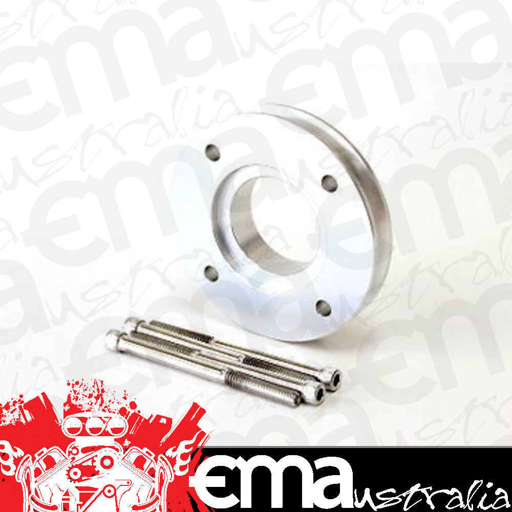 Holden 253-308.Pulley Finish: Clear Anodised Quantity: Sold individually Gilmer V-Groove Adapter Silver Suit AF64-3003 Aeroflow Performance Products AF64-3010