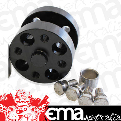 Aeroflow AF64-3041 Water Pump Fan Spacer Kit 2" Black Suit 5/8 Or 3/4 Centre