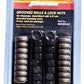 Proform PR66924C GroOved Rocker Arm Pivot Ball & Nuts suit SB Chev & Holden 6Cyl w/ Stamped Steel Rockers 3/8" 16Pk