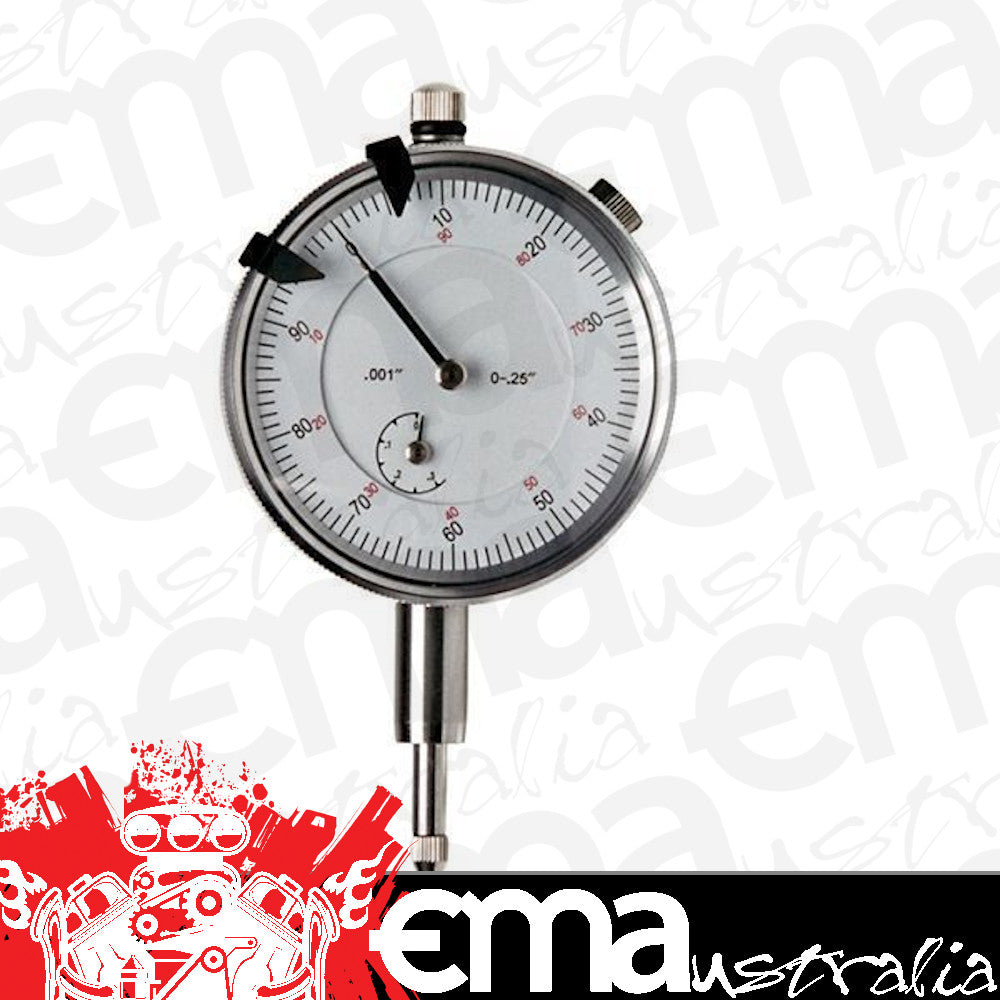 Proform PR66963 Dial Indicator Gauge Range 0-0.250" Increments .001"