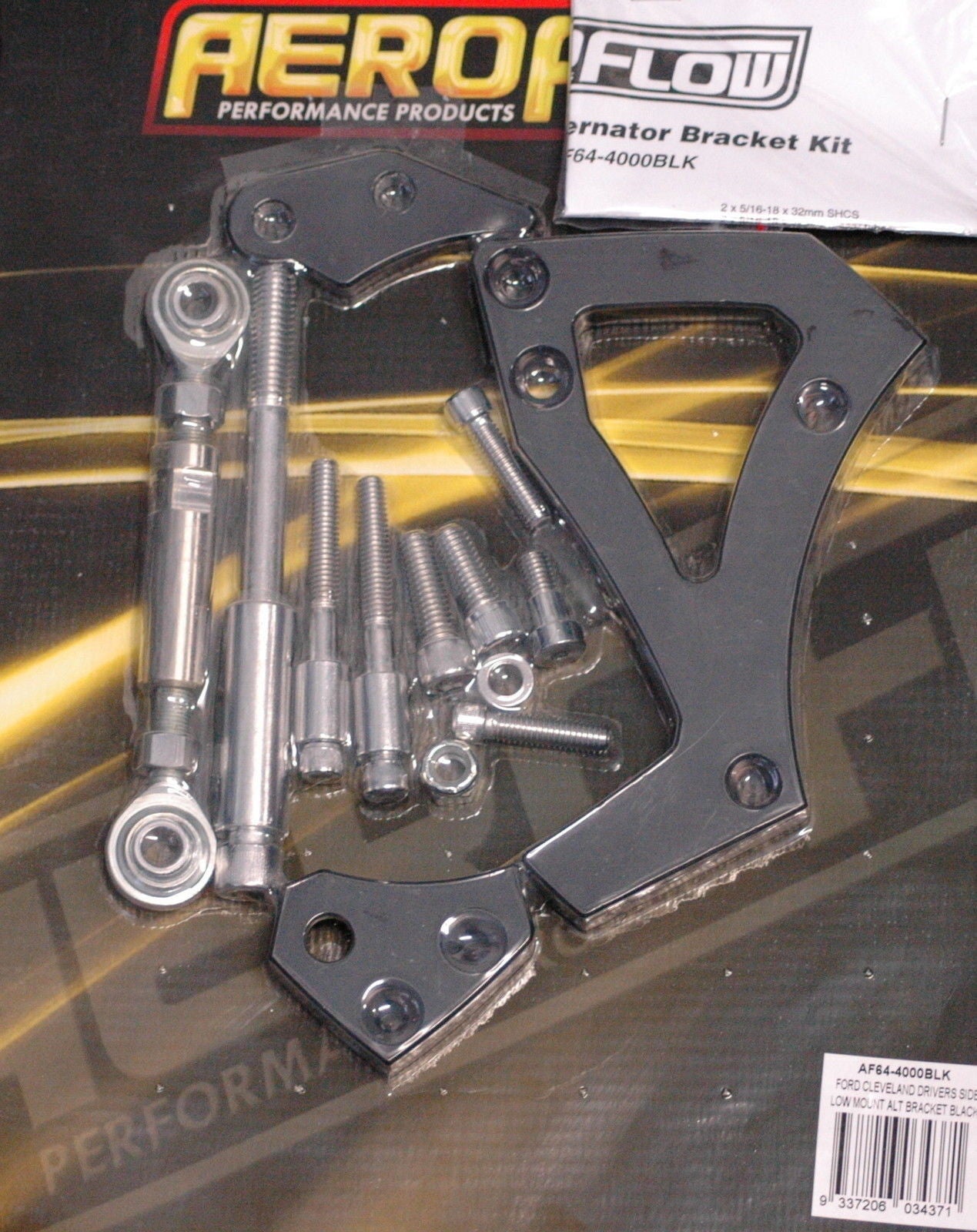 Billet Aluminum Alternator Bracket Set For Ford 351C Cleveland – Passenger Side, Polished