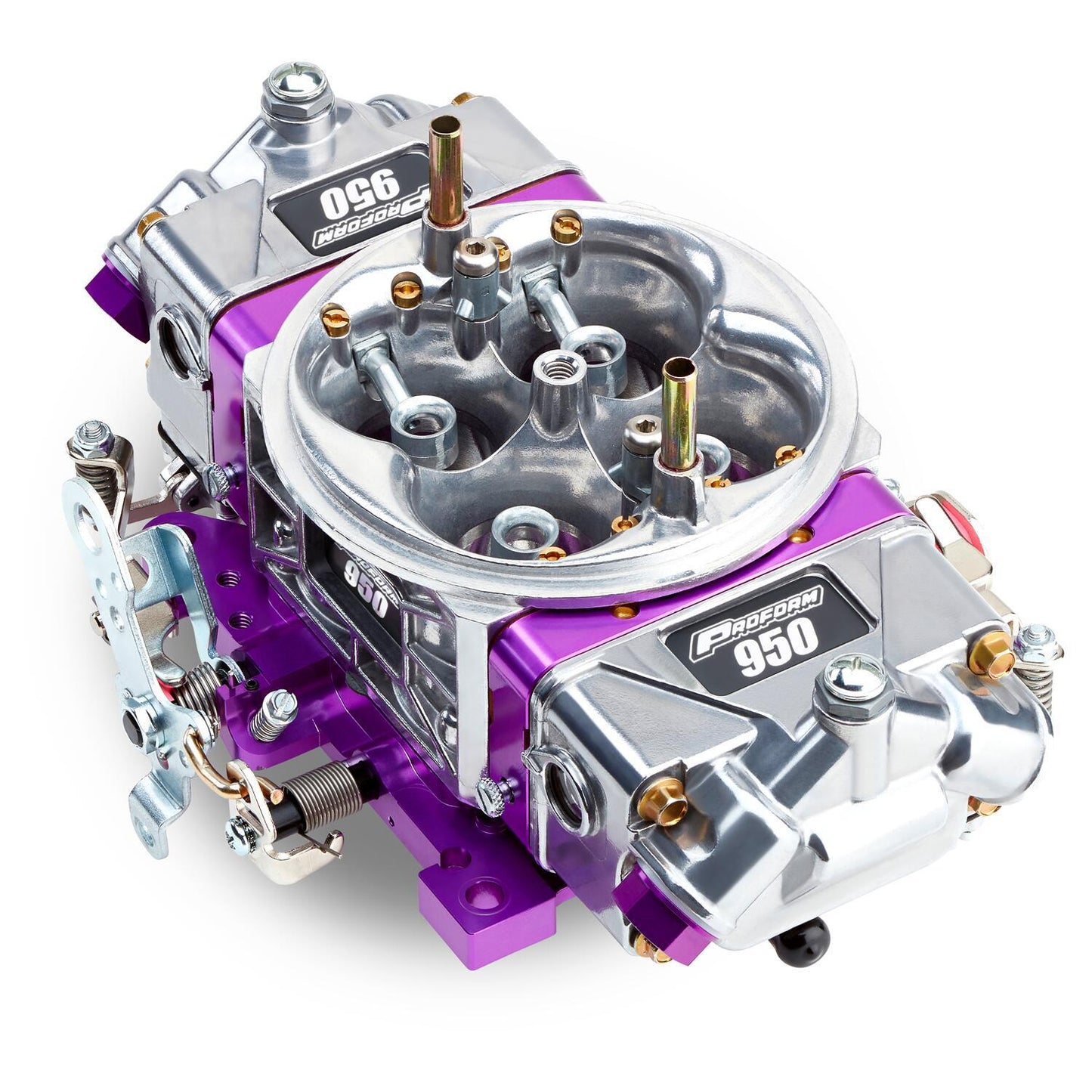 Proform PR67202 950 CFM Double Pumper 4-Barrel Carburettor Billet Base Plate & Metering Block w/ No Choke