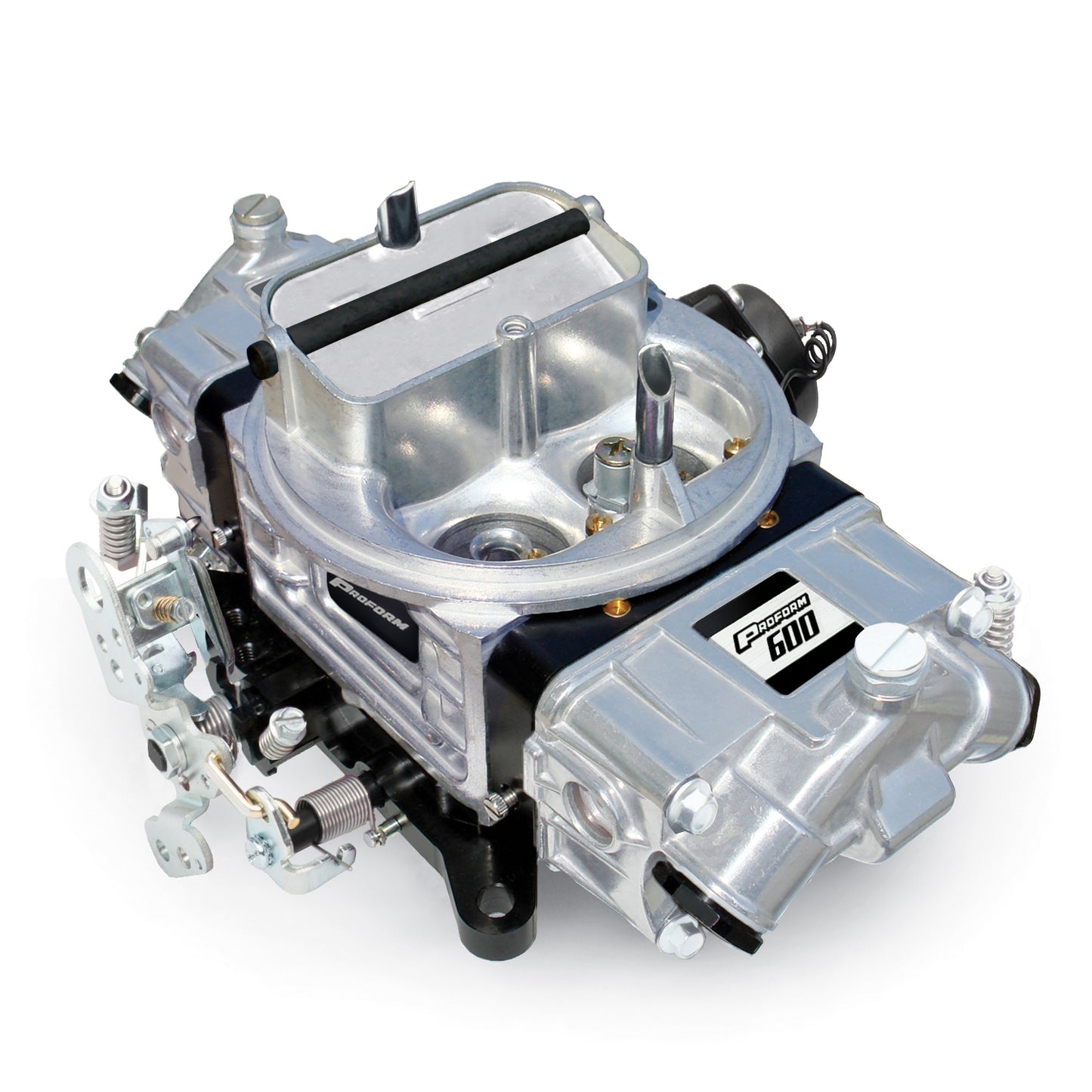 Proform PR67211 600 CFM Double Pumper 4-Barrel Carburettor Billet Base Plate & Metering Block w/ Electric Choke
