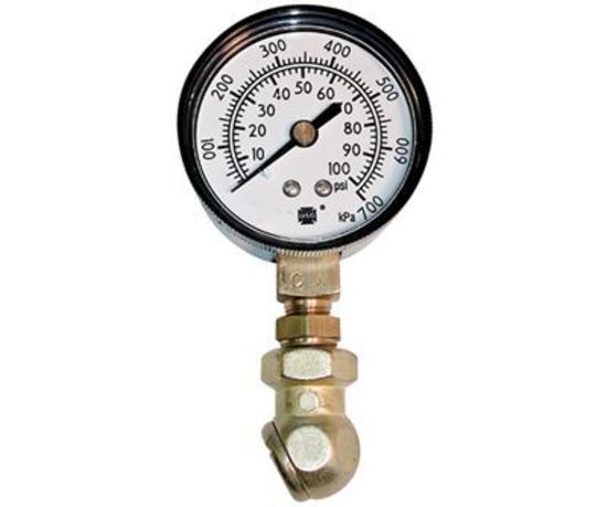 Proform PR67402 Tire Pressure Gauge Air Pressure Analog 2.50 In. Diameter Gauge 0-100 PSI Kit