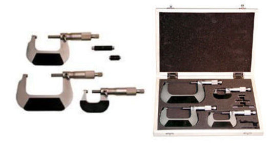 Proform PR67437 Micrometer Set Range 0-4.0" Increments .0001" (Set of 4)