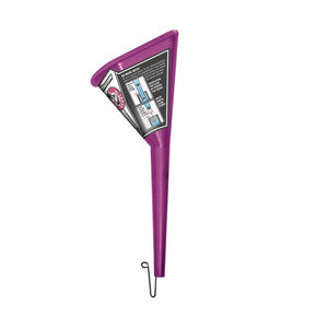 Proform PR68068 No Mess Ball & Hook Funnel Triangular 11" Long Purple