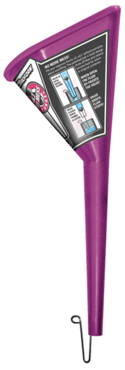 Proform PR68068 No Mess Ball & Hook Funnel Triangular 11" Long Purple