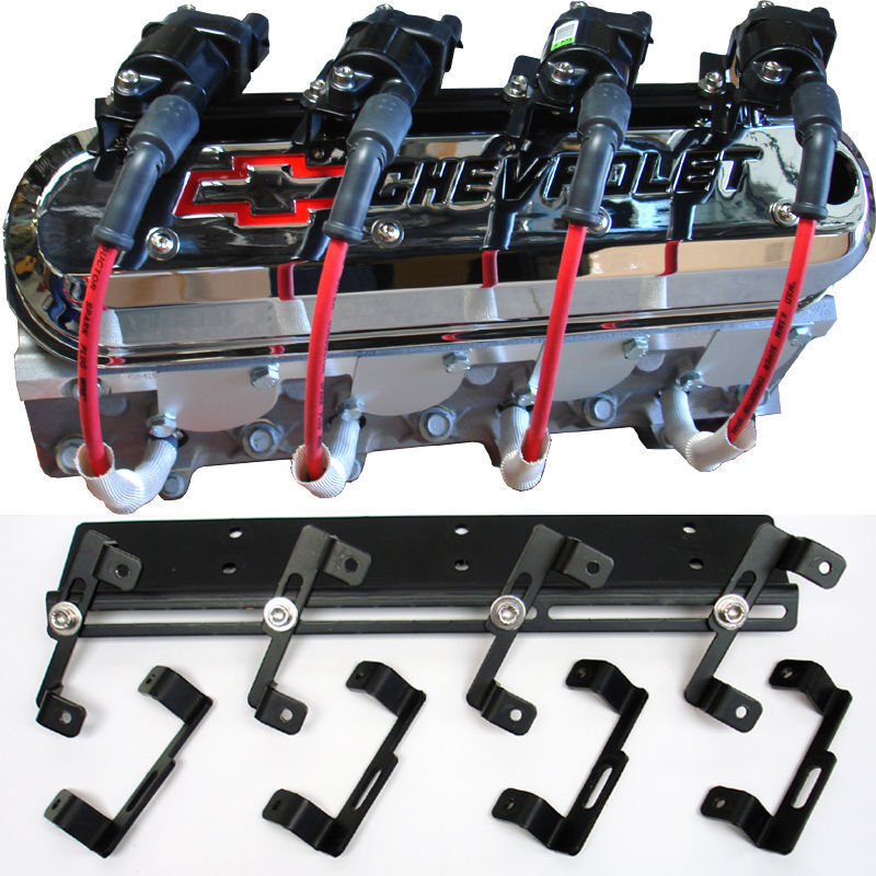 Proform PR69521 Ignition Coil Brackets Black suit Gm LS3/Ls7 2008-12 Style Coil